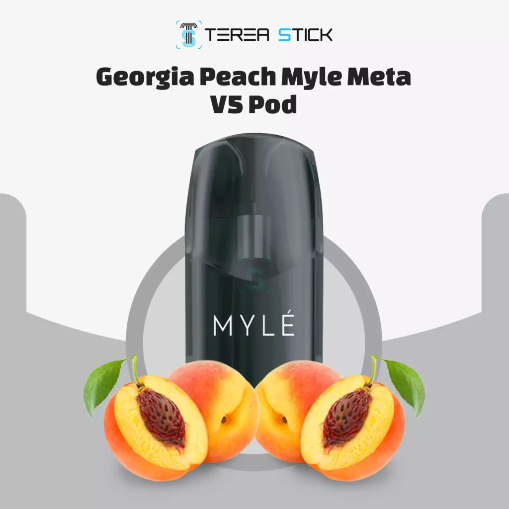 Georgia Peach Myle Meta V5 Pod