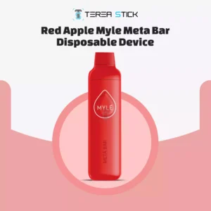 Red Apple Myle Meta Bar Disposable Device