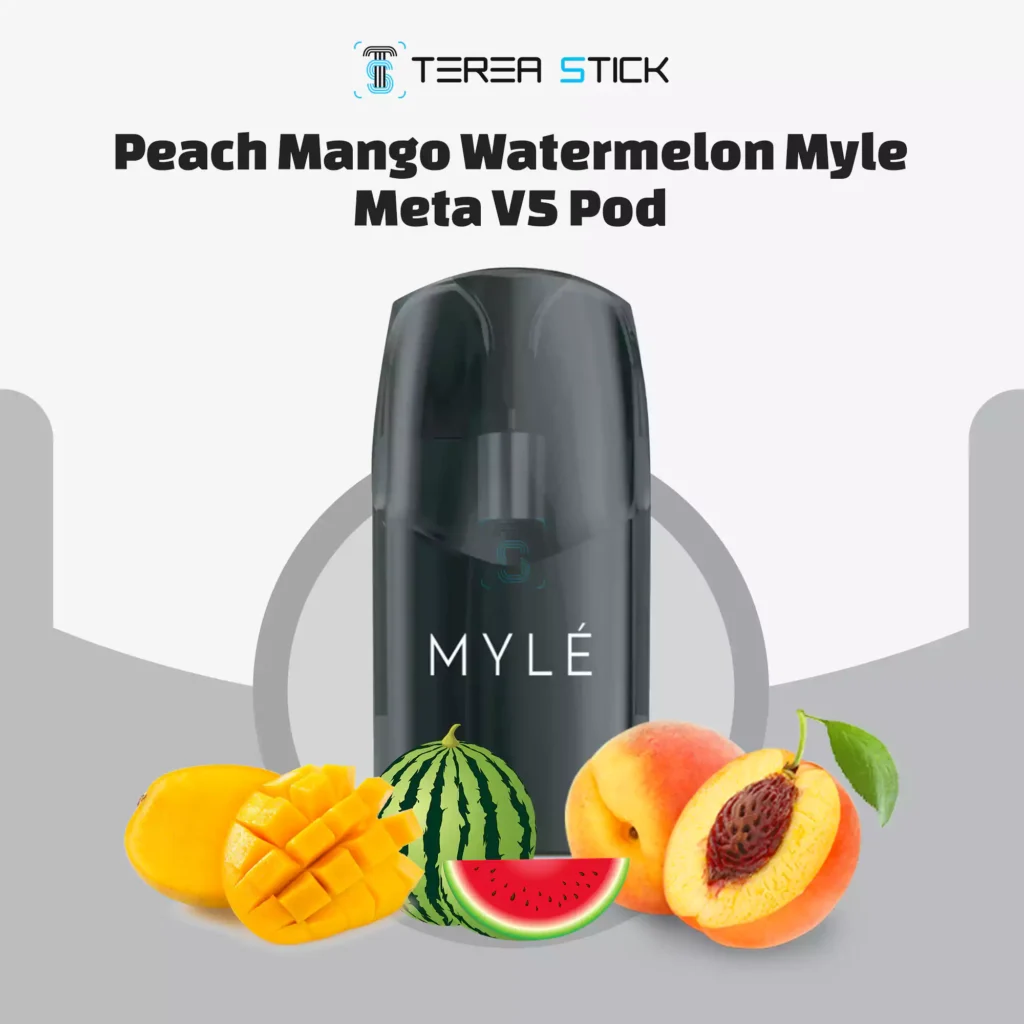 Peach Mango Watermelon MYLE Meta V5 Pod