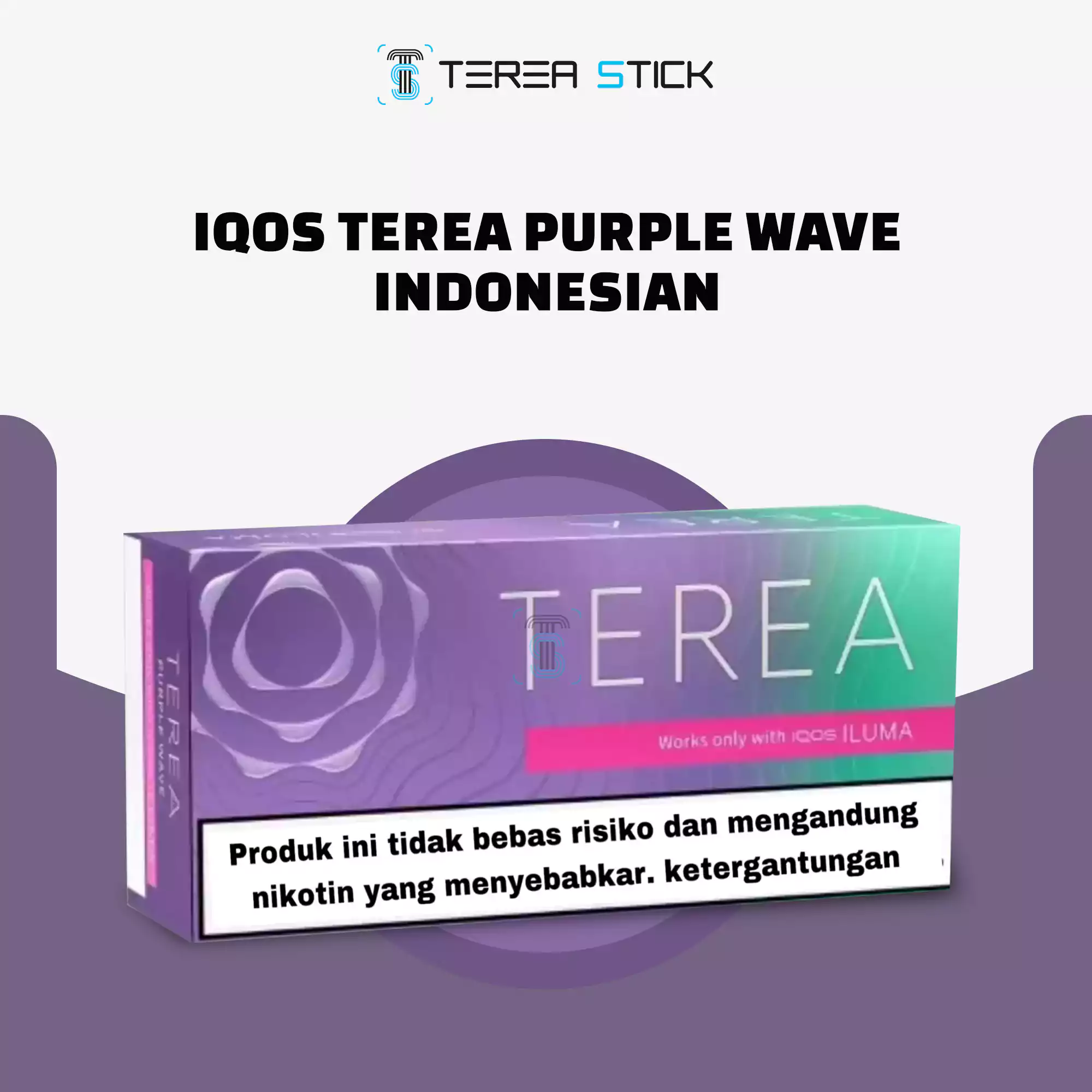 IQOS TEREA Purple Wave Indonesian In UAE